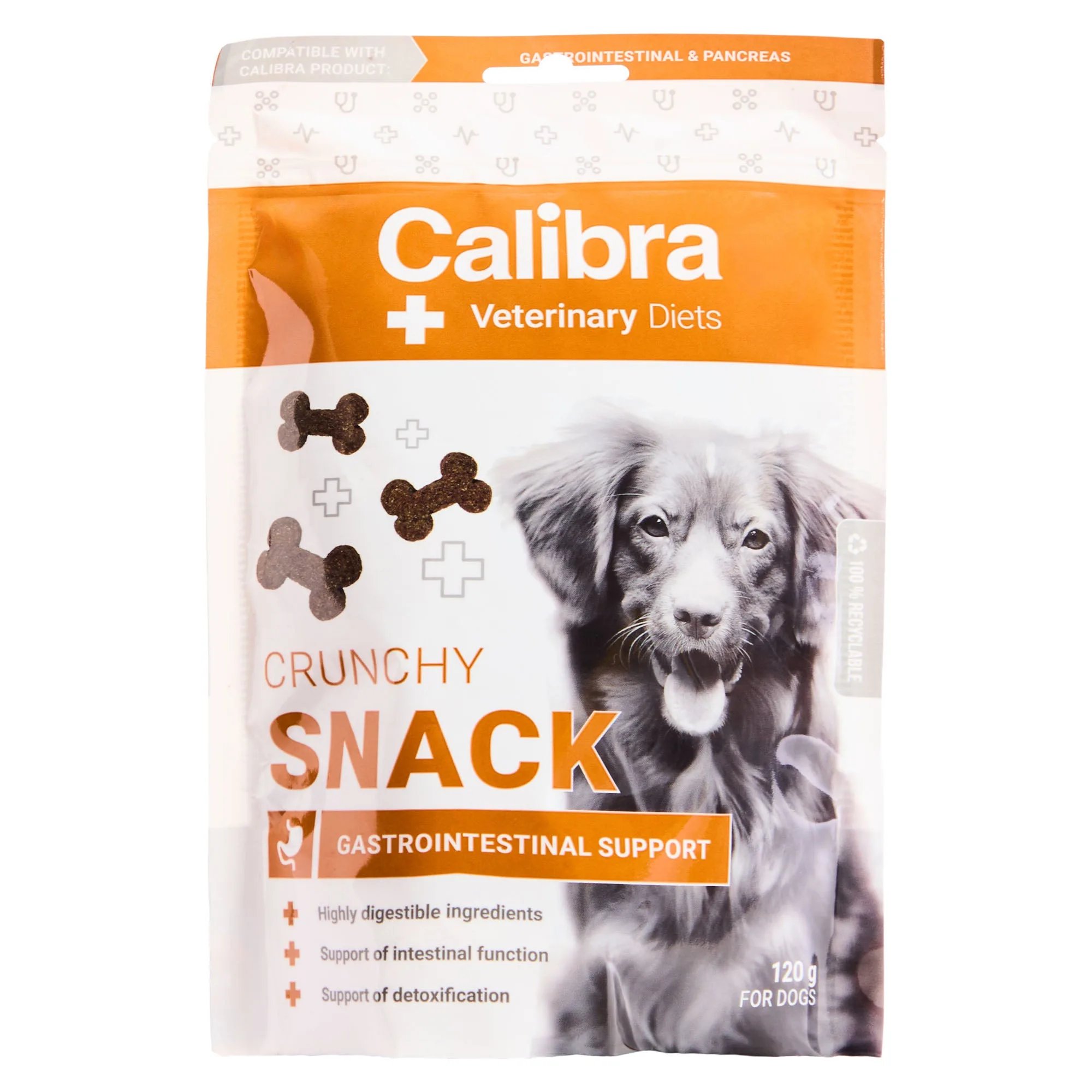 Calibra VD Dog Crunchy Snack Gastrointestinal 120g
