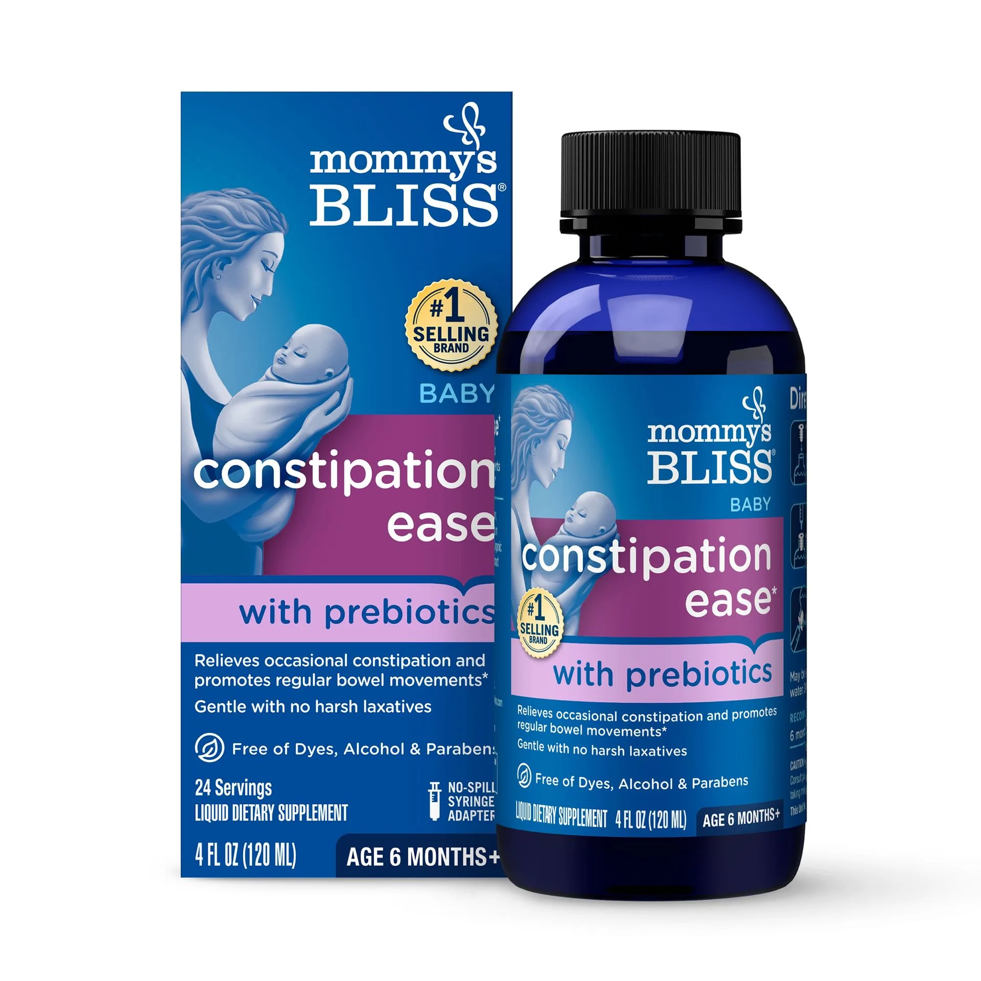 Baby Constipation Ease with Prebiotics*