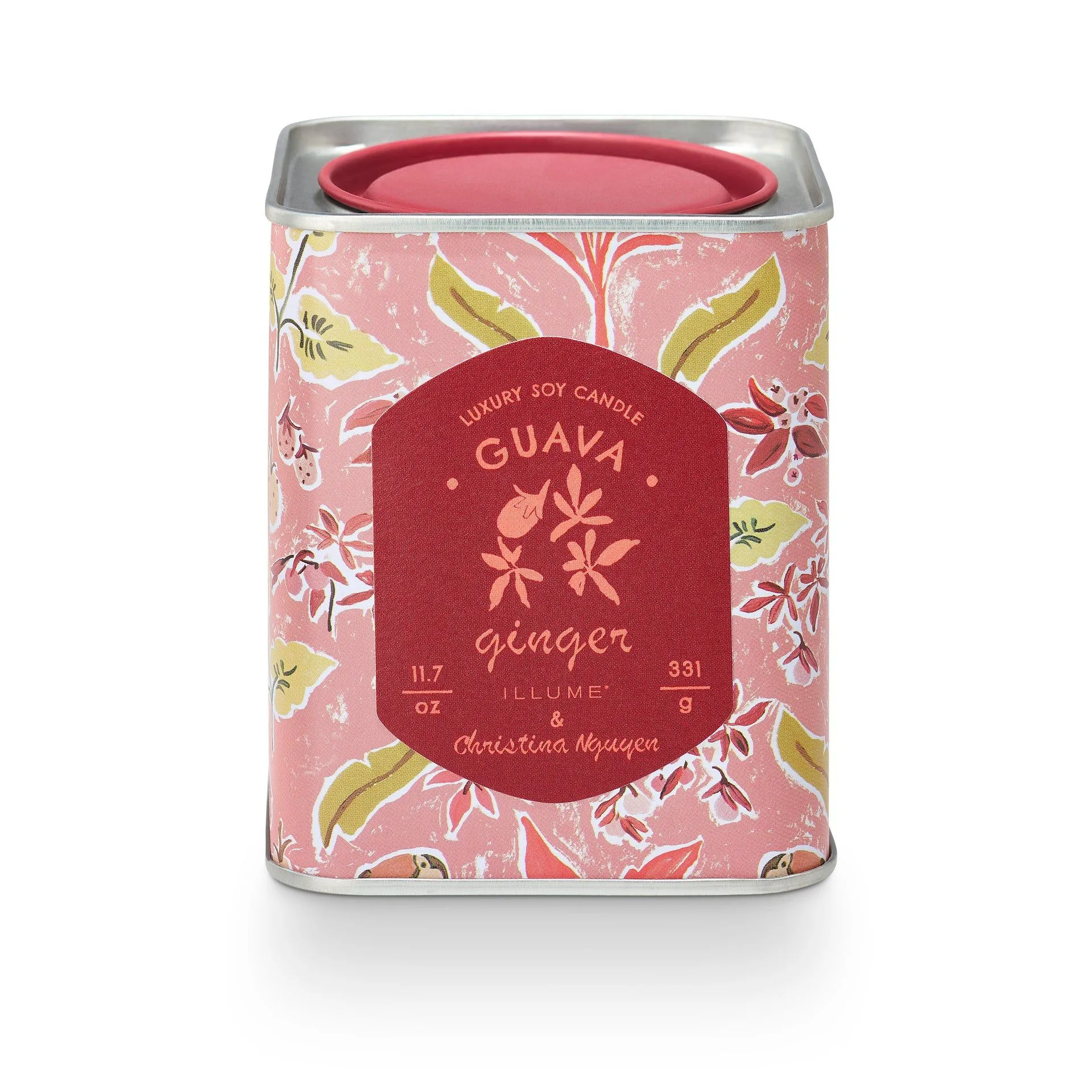Guava Ginger Printed Tin Candle
