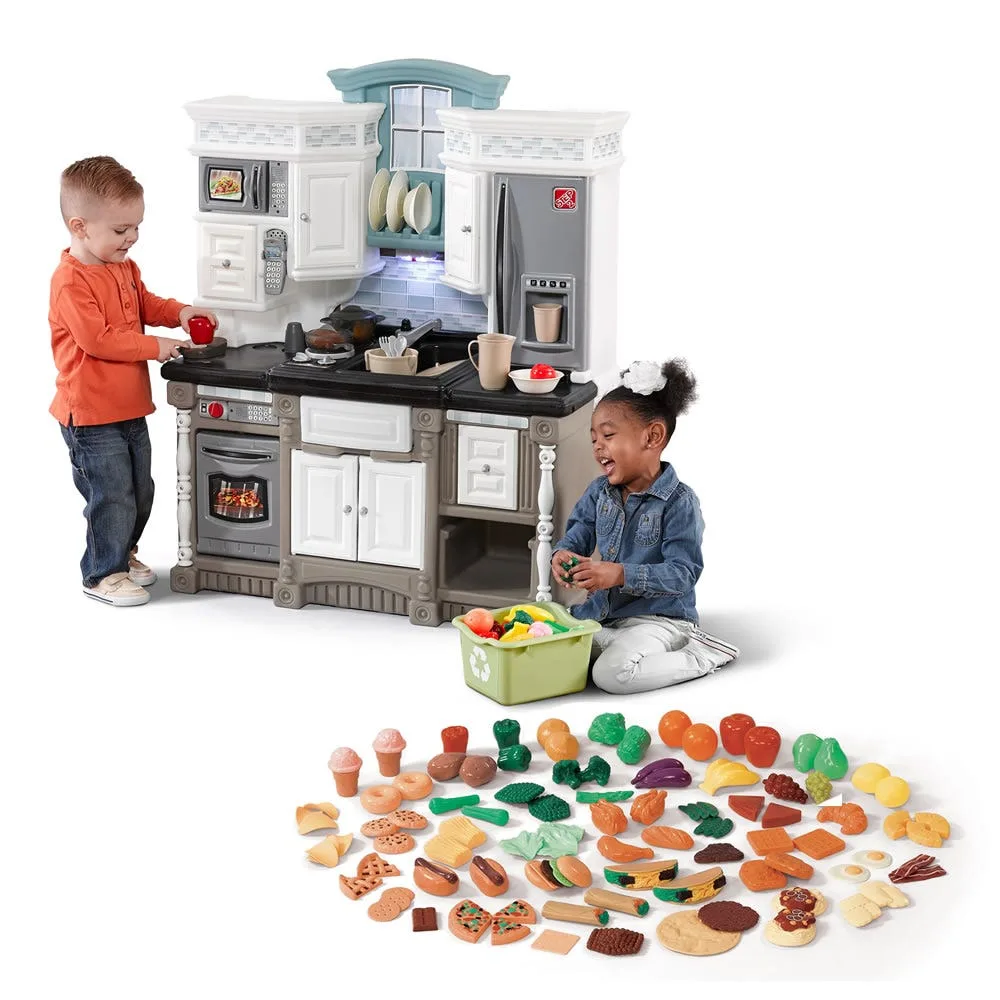 Cosa contiene la cucina Step2 Dream con set extra di cibo giocattolo