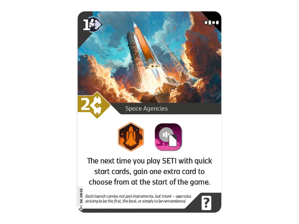 SETI - Space Agencies promo card