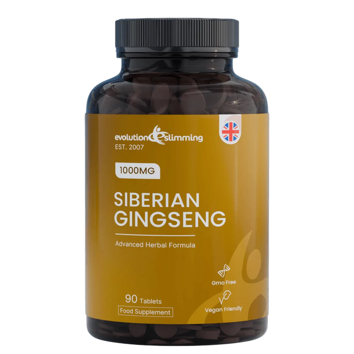 Siberian Ginseng 1000mg Capsules | Energy Focus & Daily Support