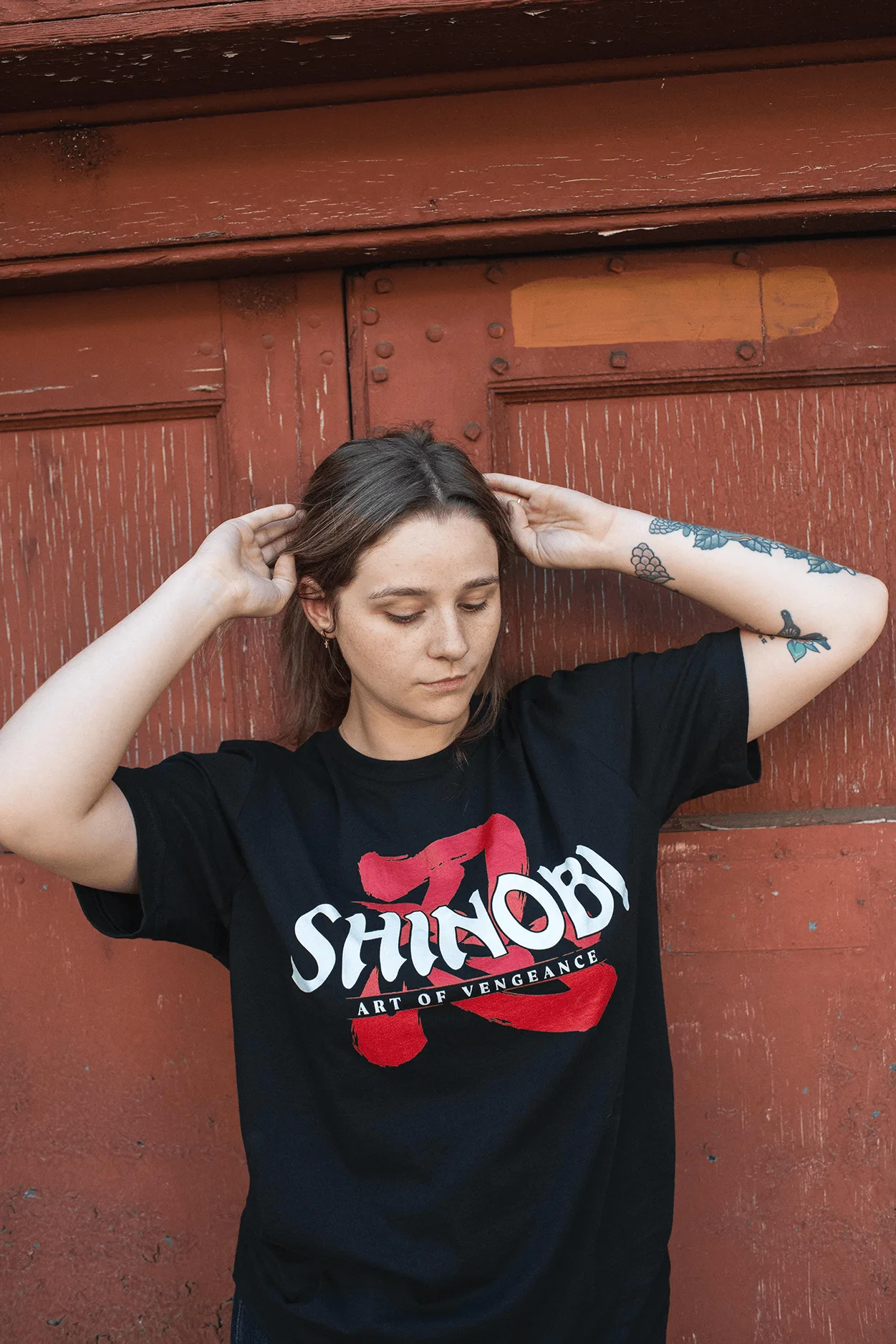 Guide des tailles du tee-shirt SHINOBI Art of Vengeance