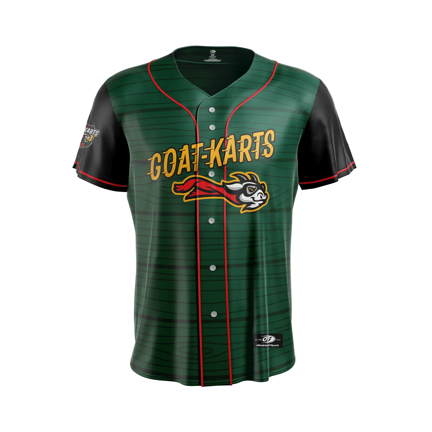 Maillot réplique homme Hickory Crawdads OT Sports Hickory Goat-Karts