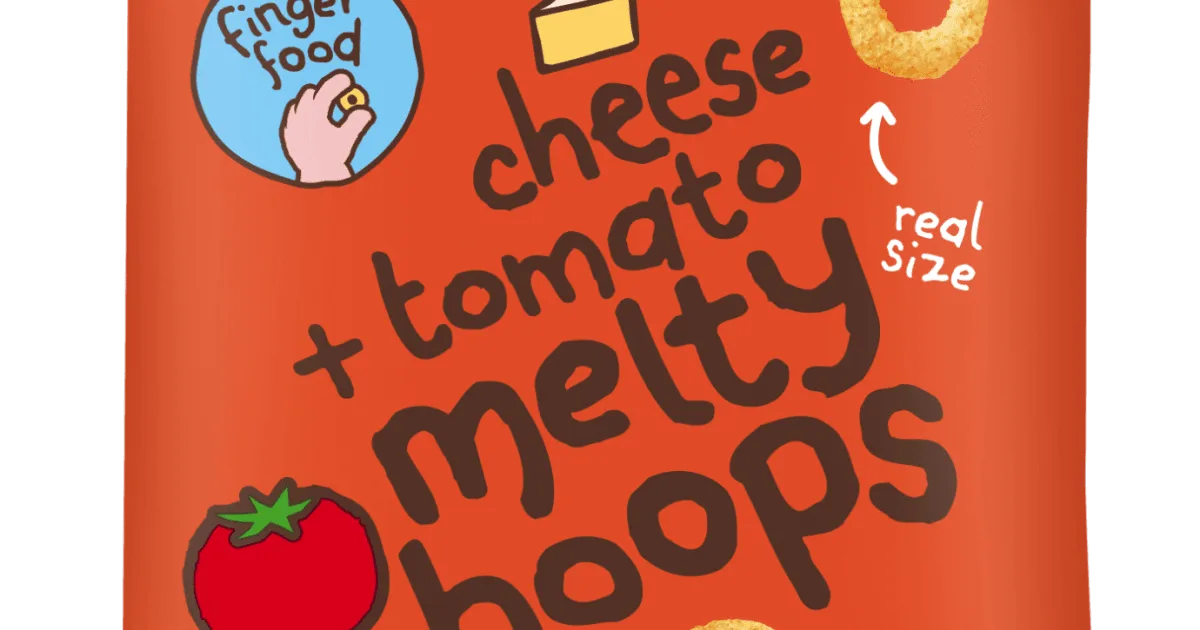 Cheese + Tomato Melty Hoops | Baby Finger Foods