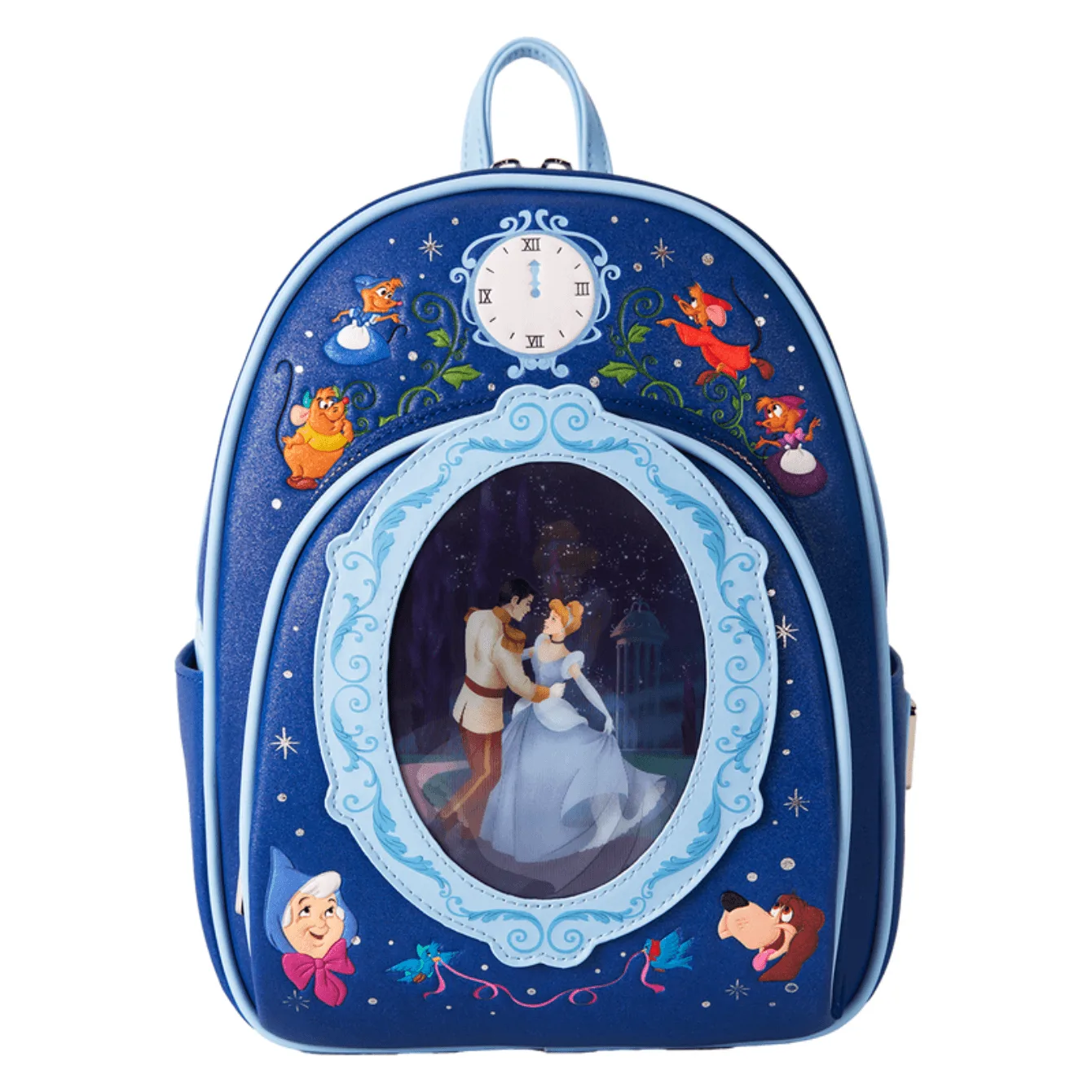 Zaino mini lenticolare Loungefly Disney Cinderella 75° anniversario