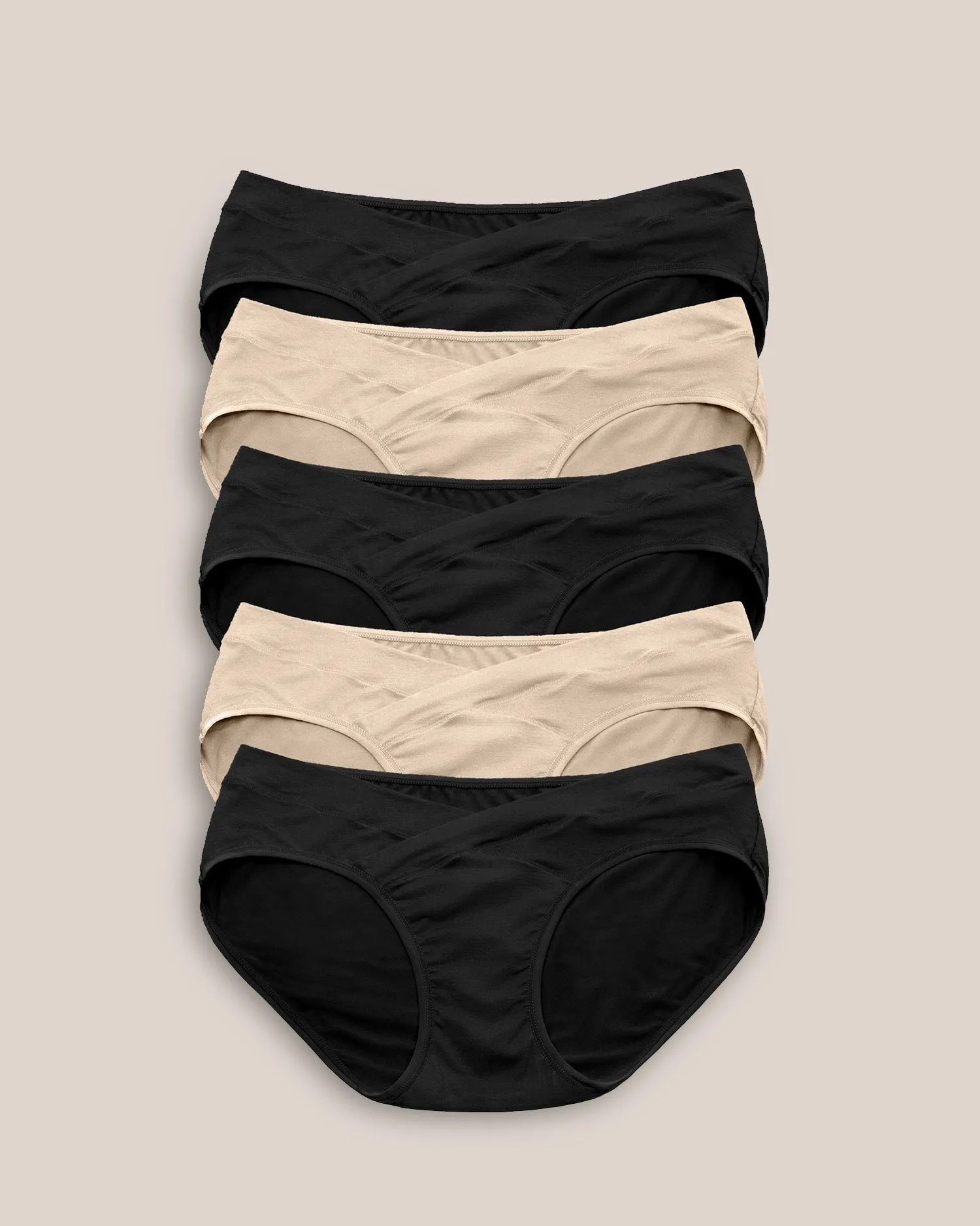 Under-the-Bump Bikini Underwear Pack | Low Rise Style - Neutrals