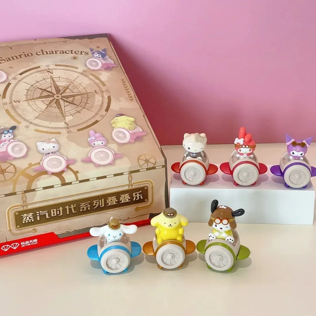 Sanrio ซีรีส์ Steam Age ฟิกเกอร์สแต็คได้ Blind Box