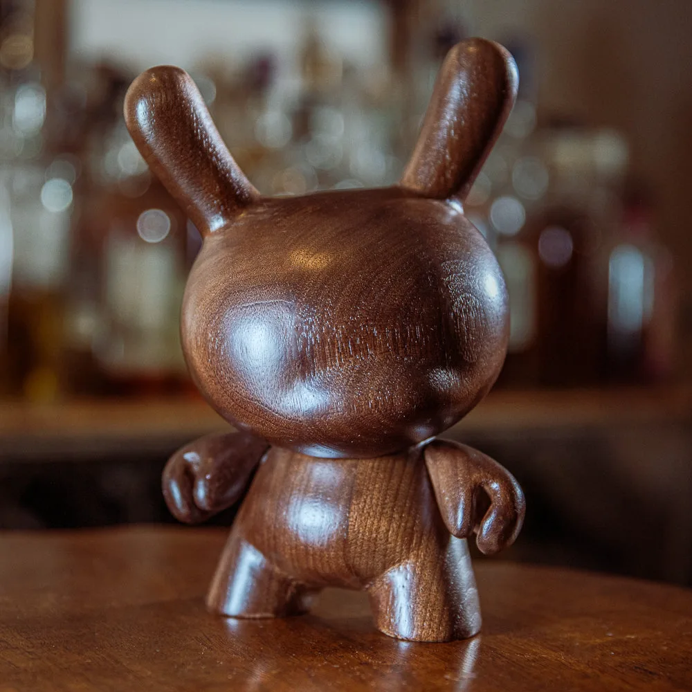 Kidrobot RAW Black Walnut 8" Wood Dunny (Limited Edition of 1000) - SOLD OUT!