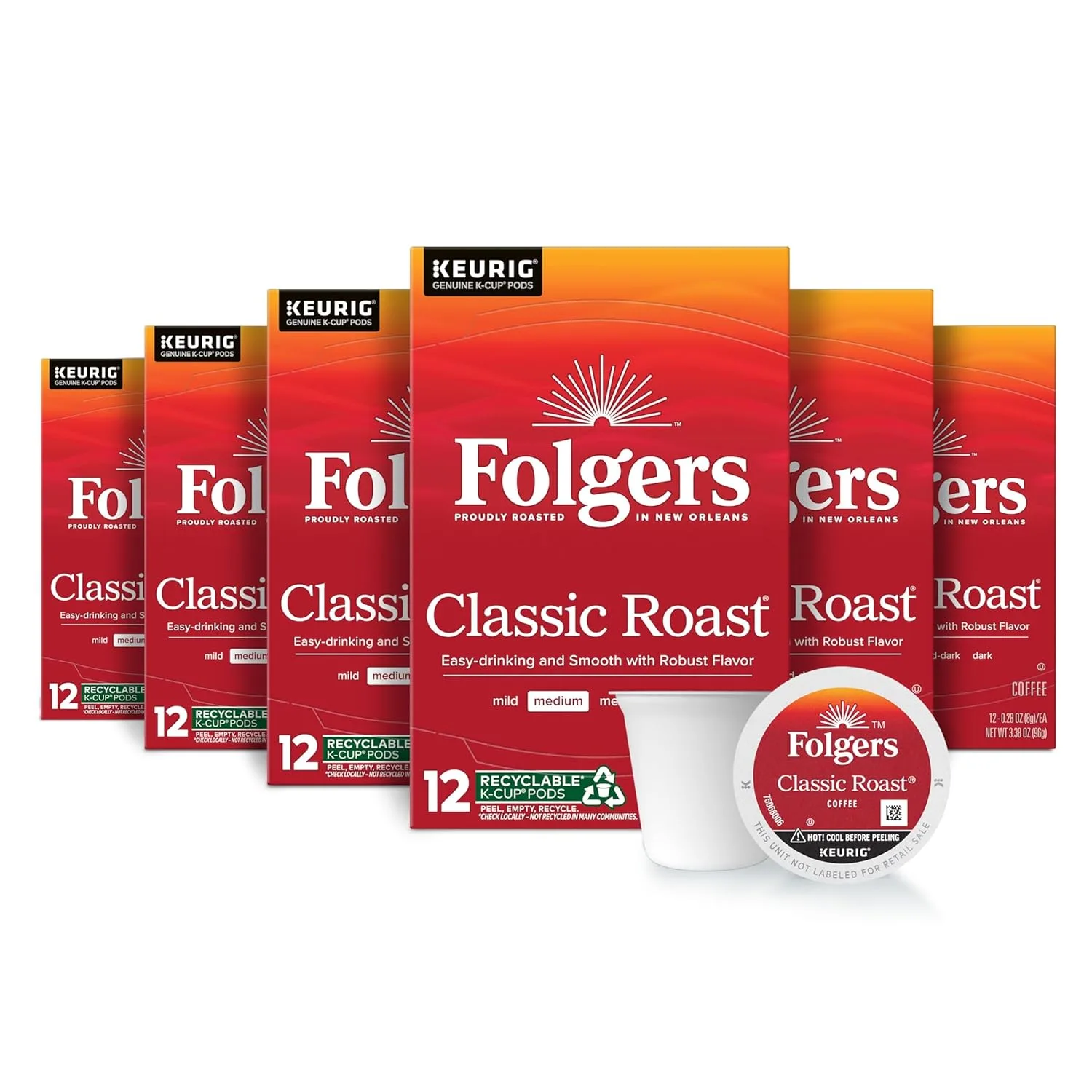 Folgers Classic Roast vs Black Silk: Sammenligning af K-Cup pods