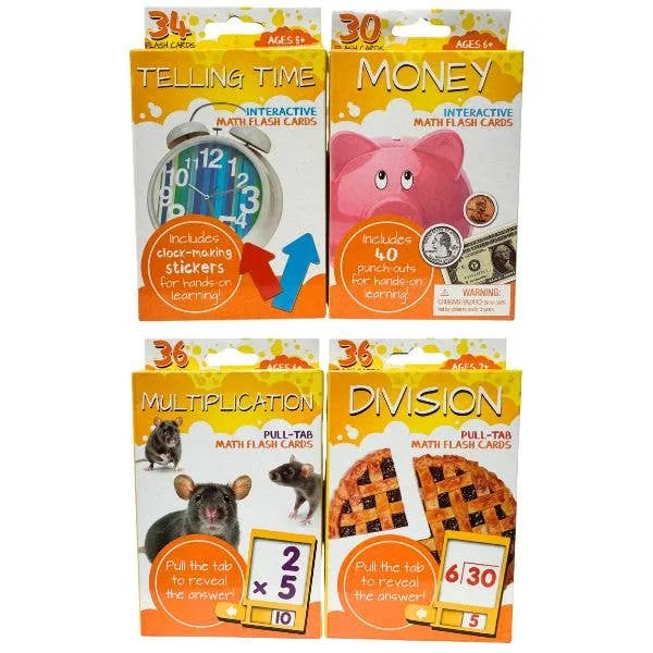 STEM Learning Flash Cards - The Math Series - 30 to 36 Count