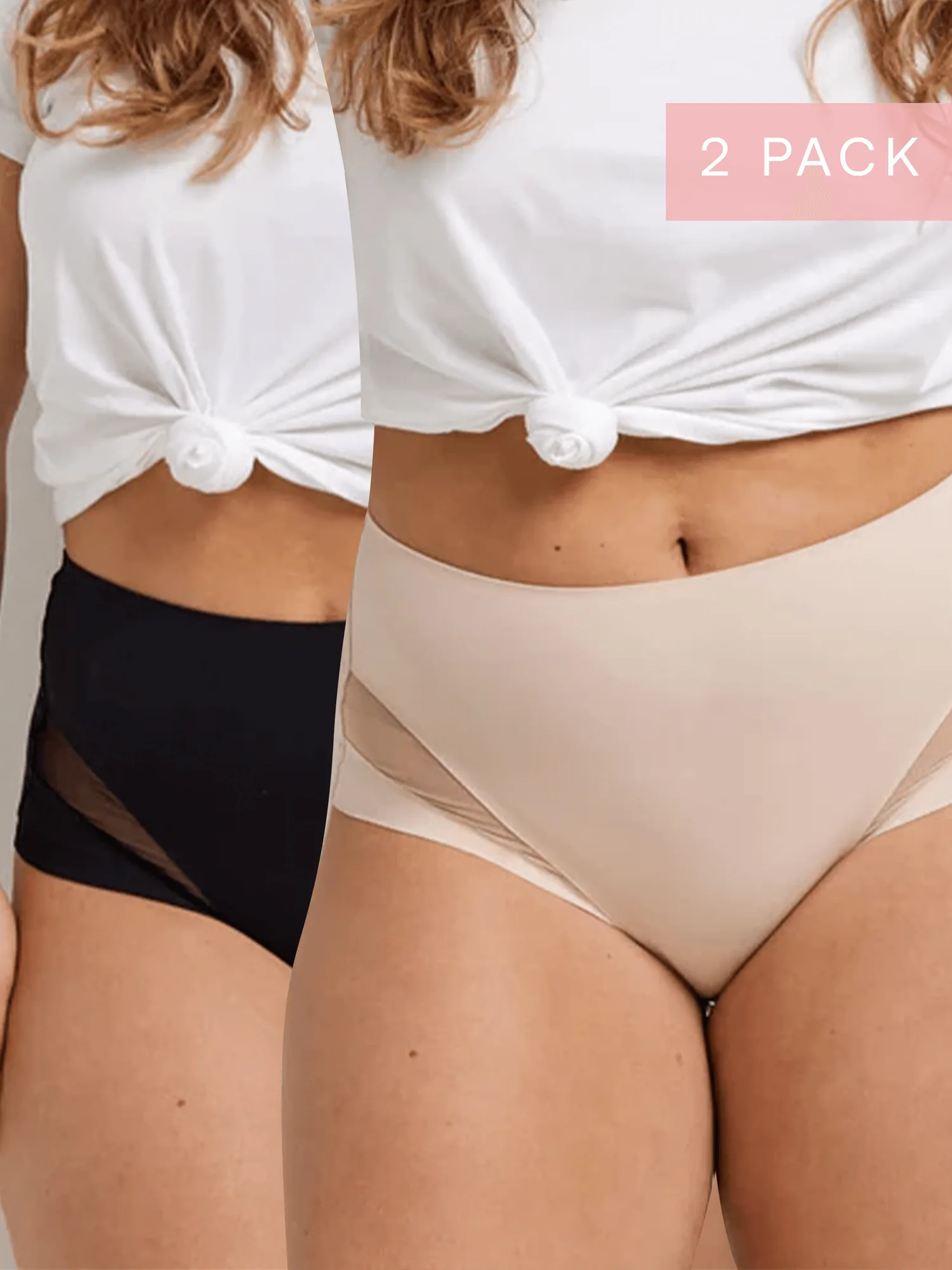 2 Pack Sleek & Smooth Full Brief