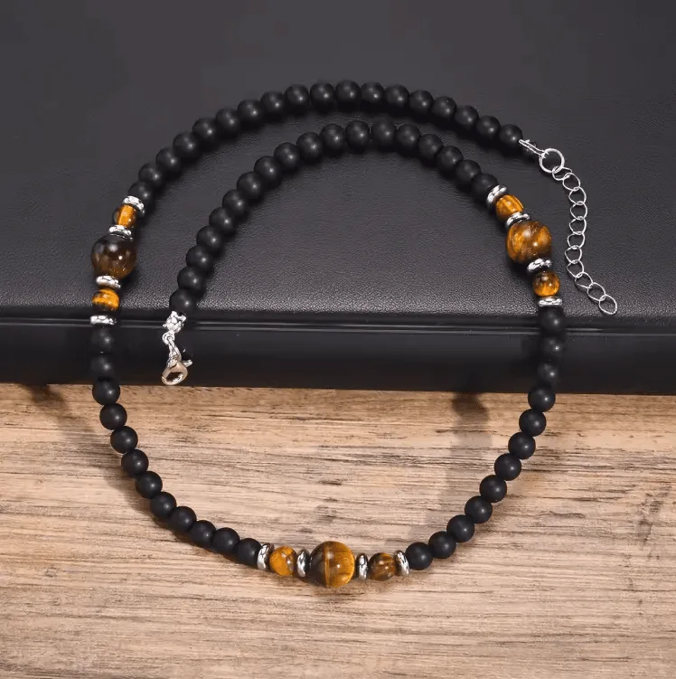 Protection and Balance Tiger Eye Necklace