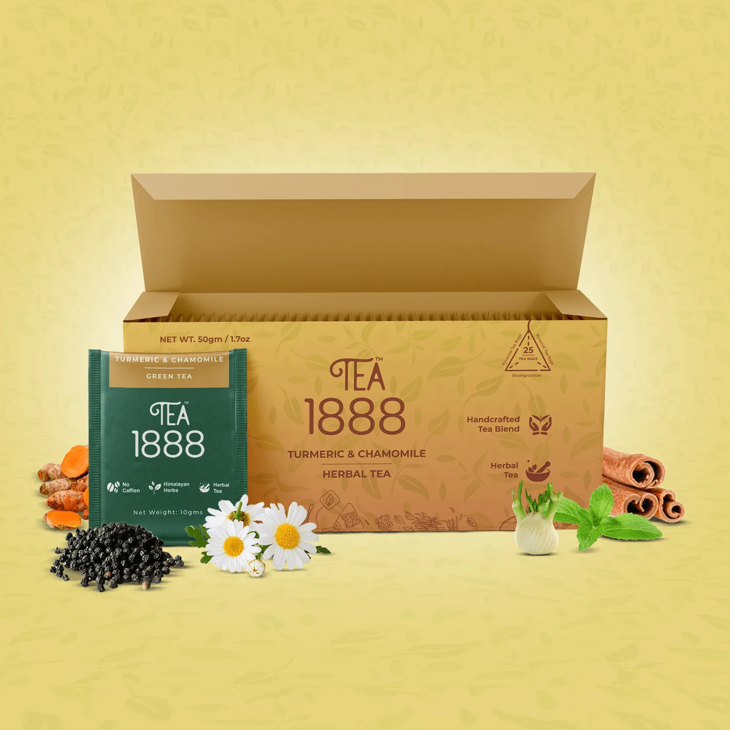 Turmeric & Chamomile Herbal Tea