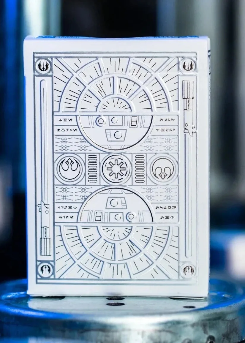 STAR WARS SILVER EDITION LIGHT SIDE PLAYING CARDS