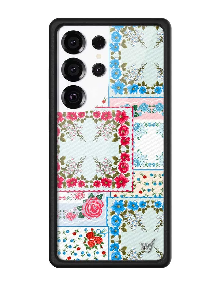 Sweetheart Patchwork Samsung Galaxy Case — Blue