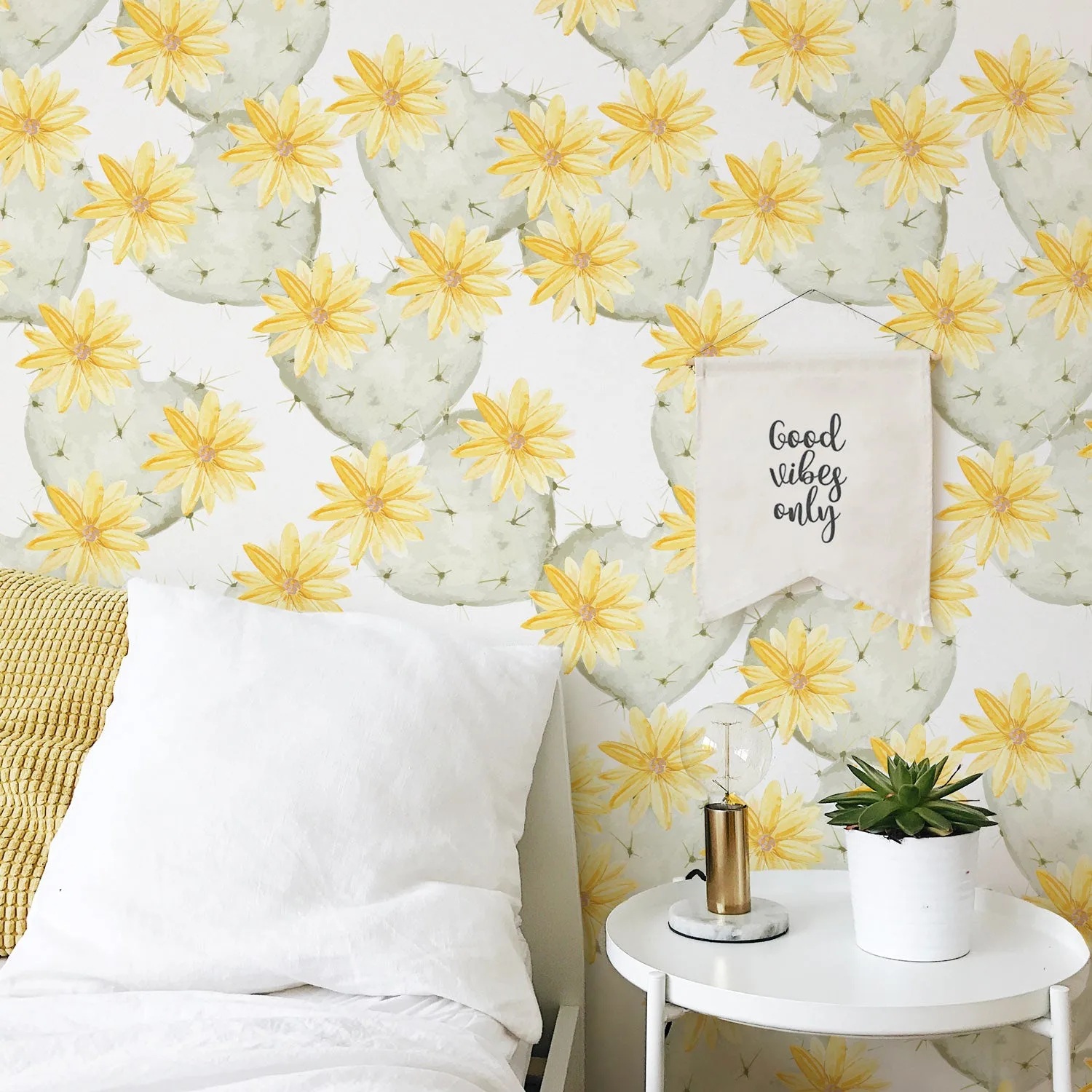 Boho Cactus Wallpaper: Style Ideas for a Kid's Room