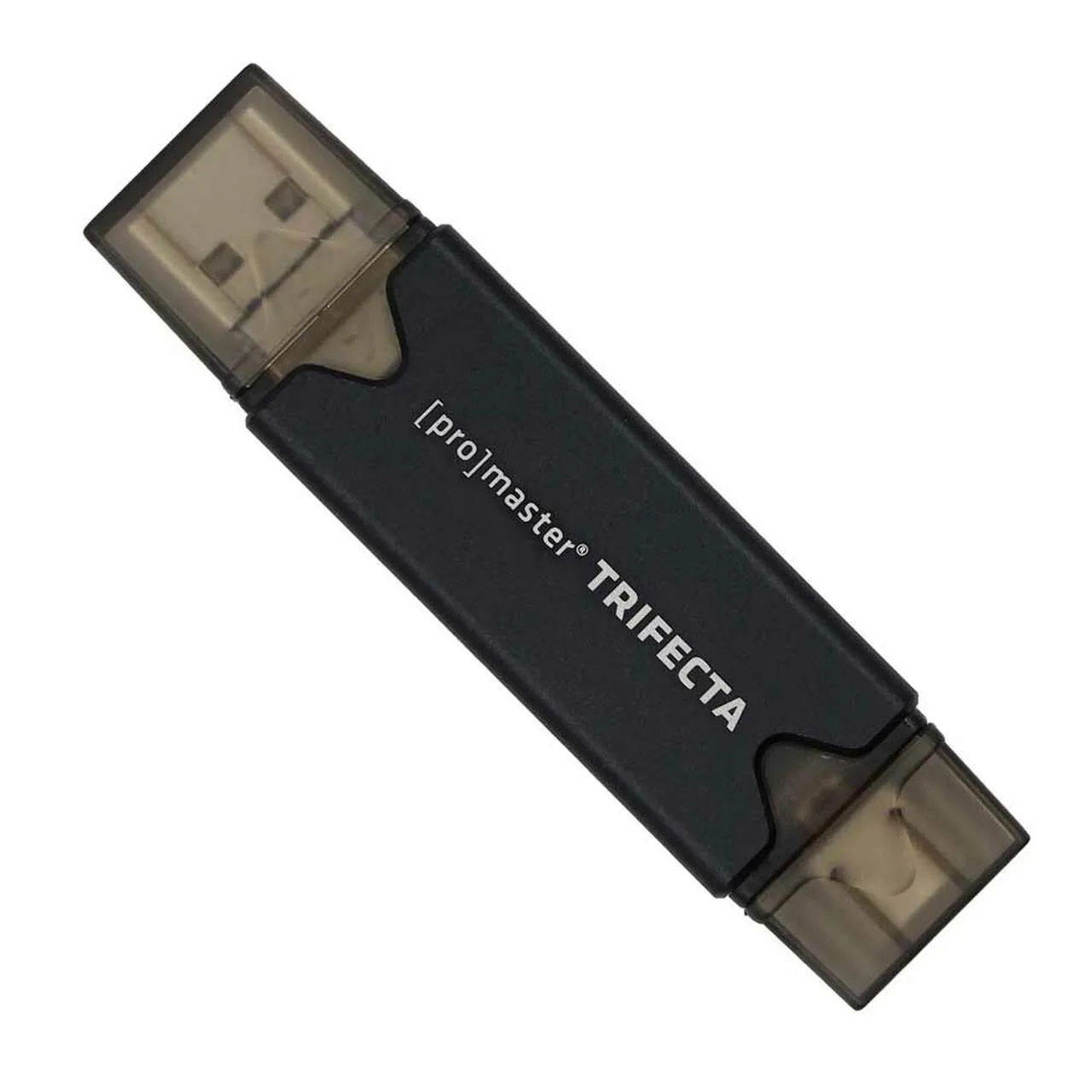 قارئ Trifecta SD/Micro SD إلى USB A & C 3.0، USB-B 2.0 من Promaster 7962
