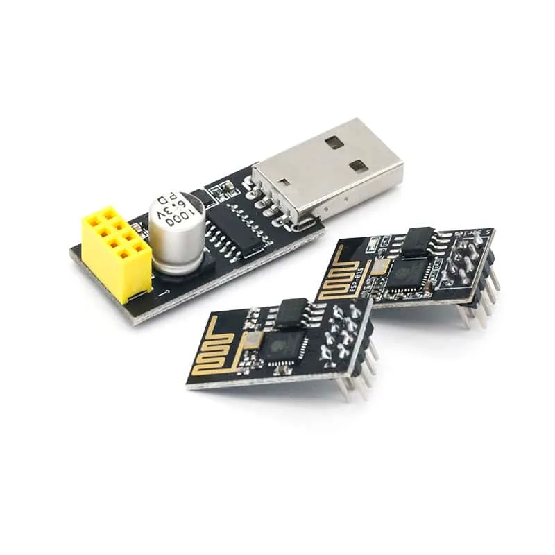 USB Serial Programmer CH340 with ESP-01S board