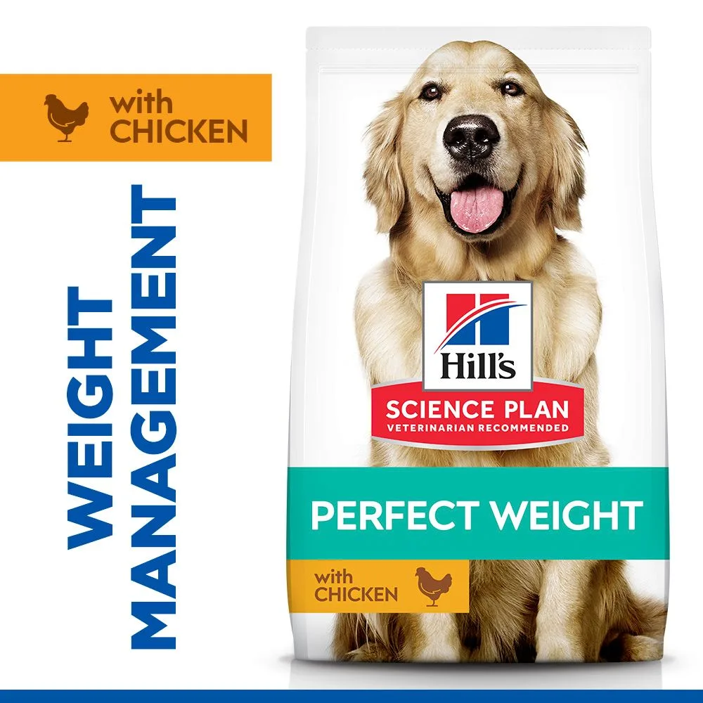 Hill's™ Science Plan Perfect Weight Adult Large Breed Comida seca para perros con pollo 12kg