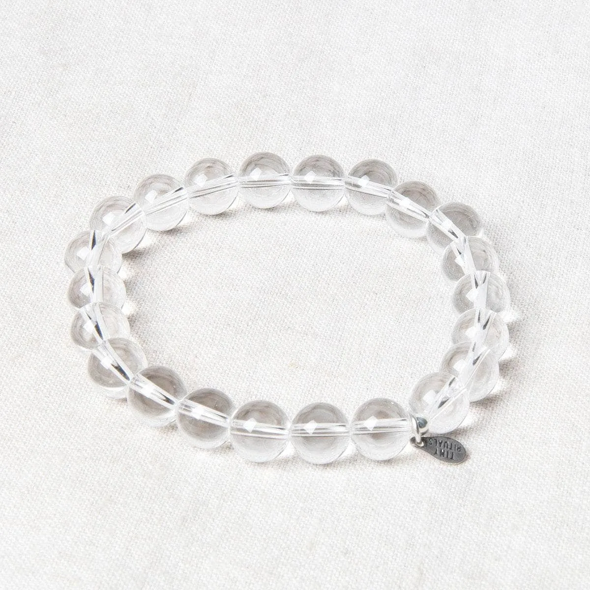 CLEAR QUARTZ ENERGY BRACELET 8MM