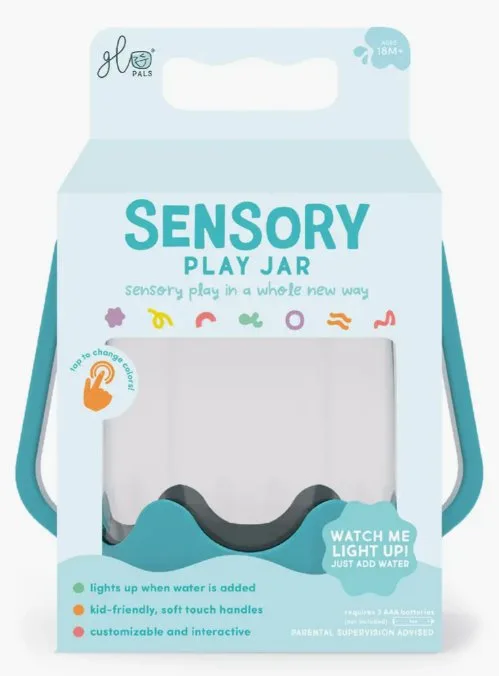 Glo Pals Sensory Jar Pink: للتهدئة واللعب الحسي