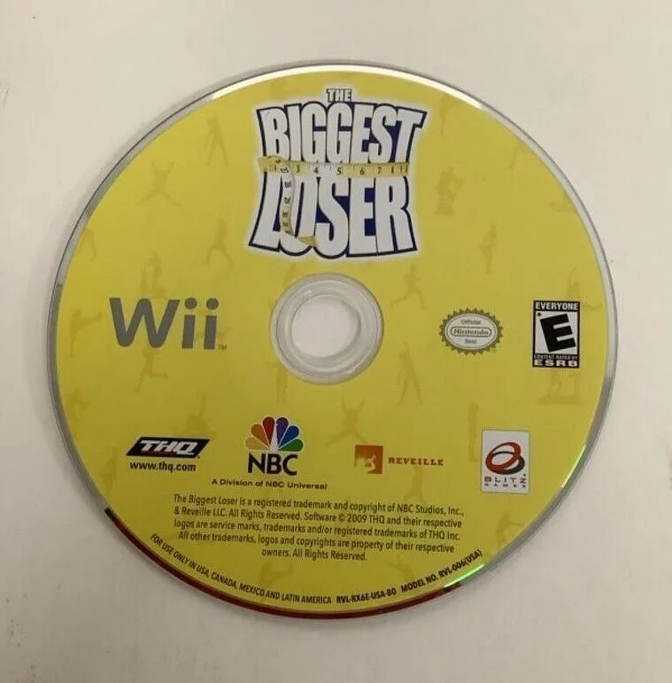 The Biggest Loser Challenge Nintendo Wii 2010 電玩遊戲 僅光碟 健身 [二手/翻新]