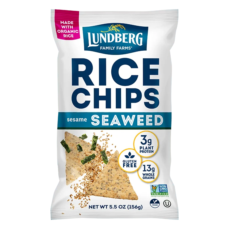 Sesame Seaweed Rice Chips