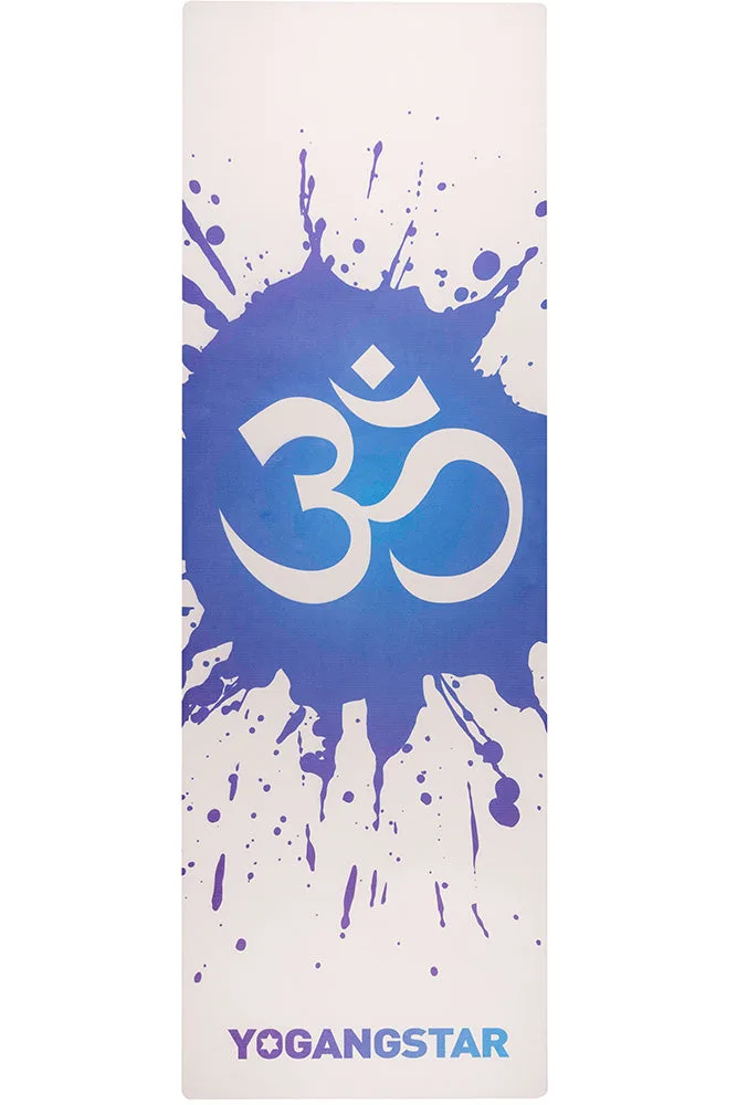 AUM Graffiti Yoga Mat + Free Yoga Bag