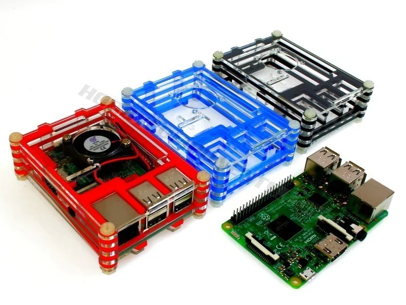 Stapelbares Raspberry Pi Gehäuse (Verschiedene Farben)