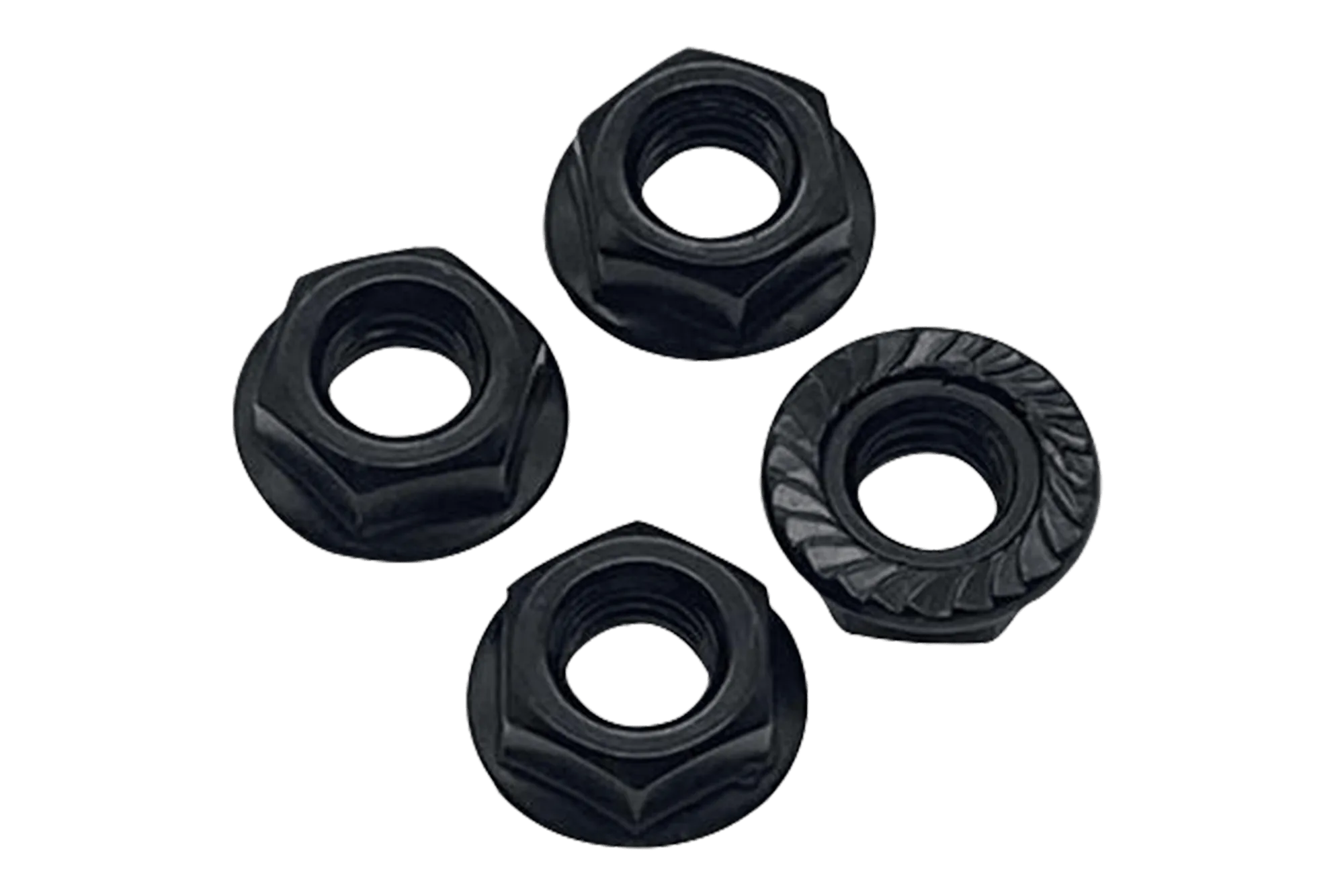 M8 Flange Nuts - Set of 4