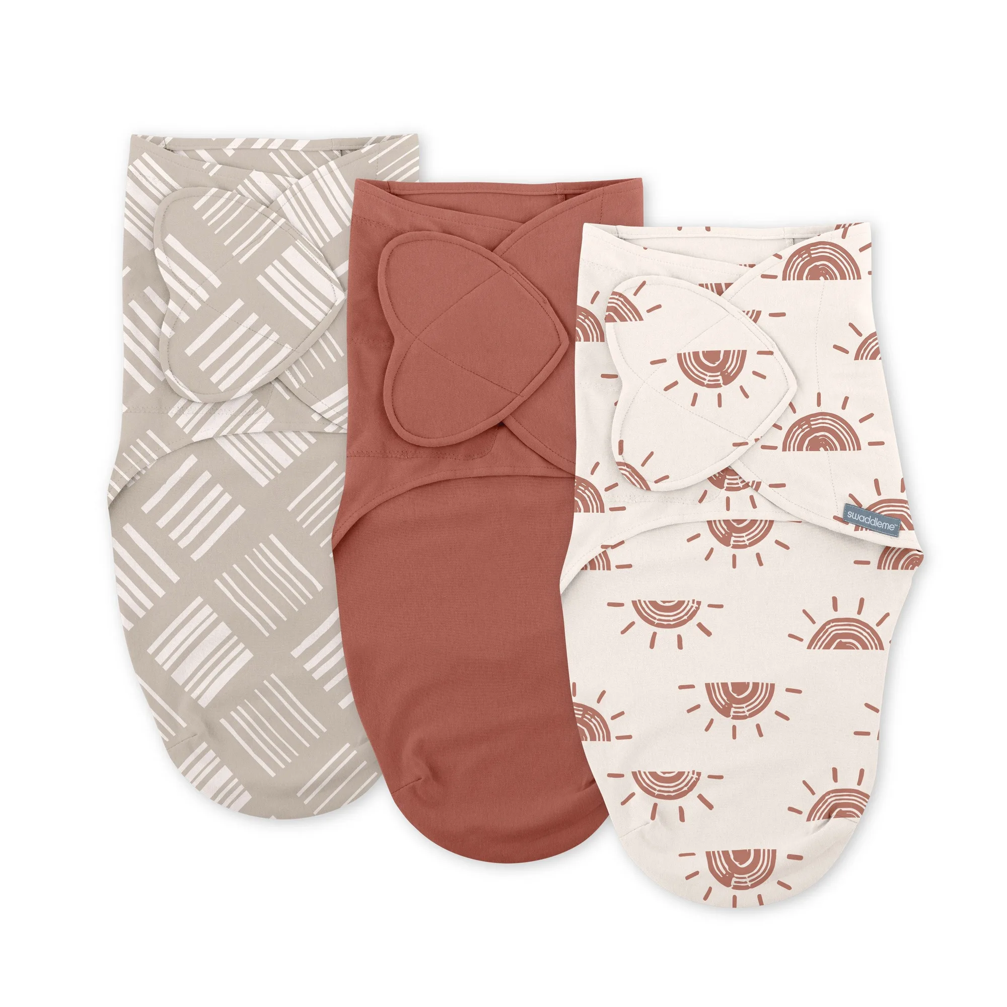 SwaddleMe Original 3-Pack 與 Monogram Collection 包巾比較