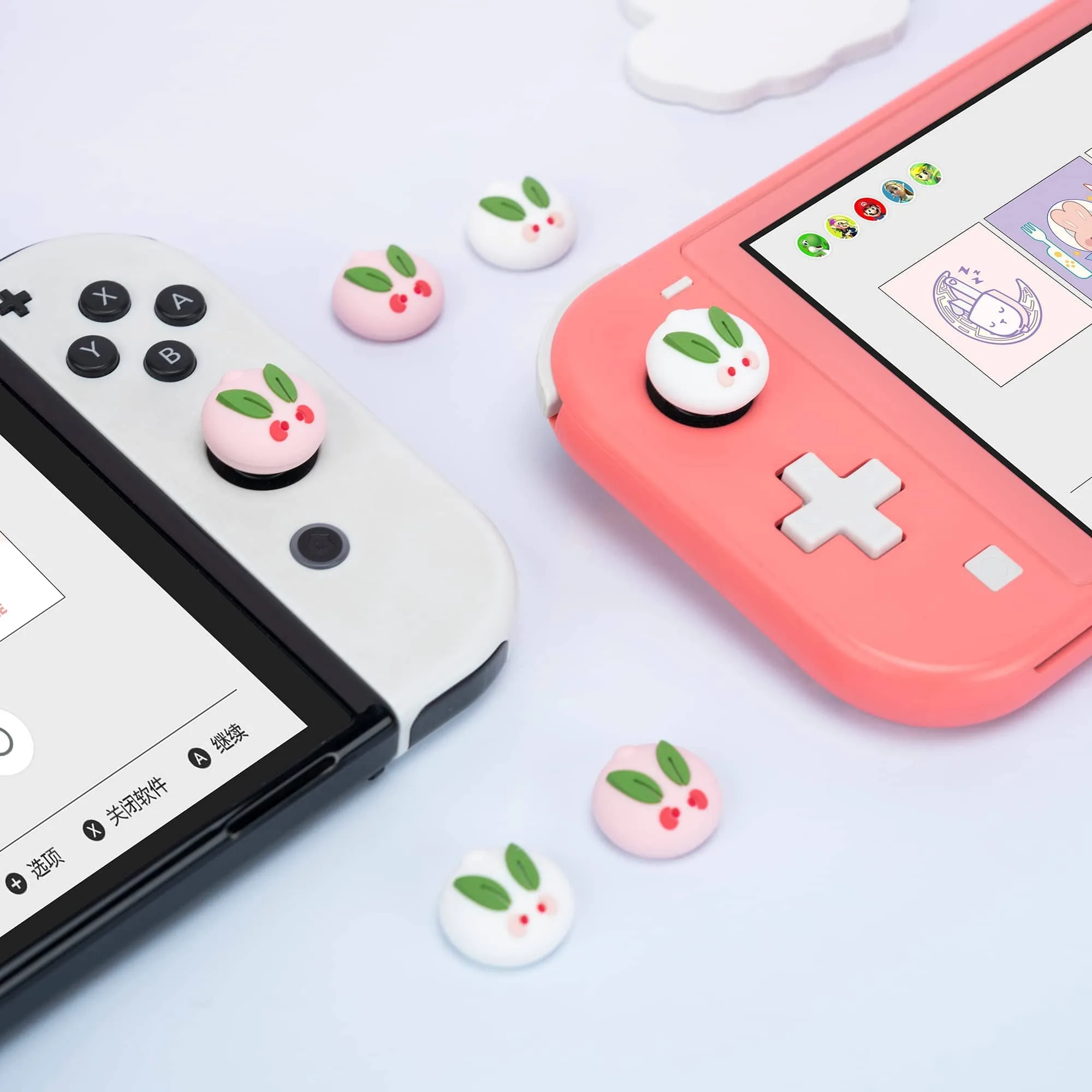 GeekShare Rabbit Daifuku Thumb Grip Caps: Passform und Komfort