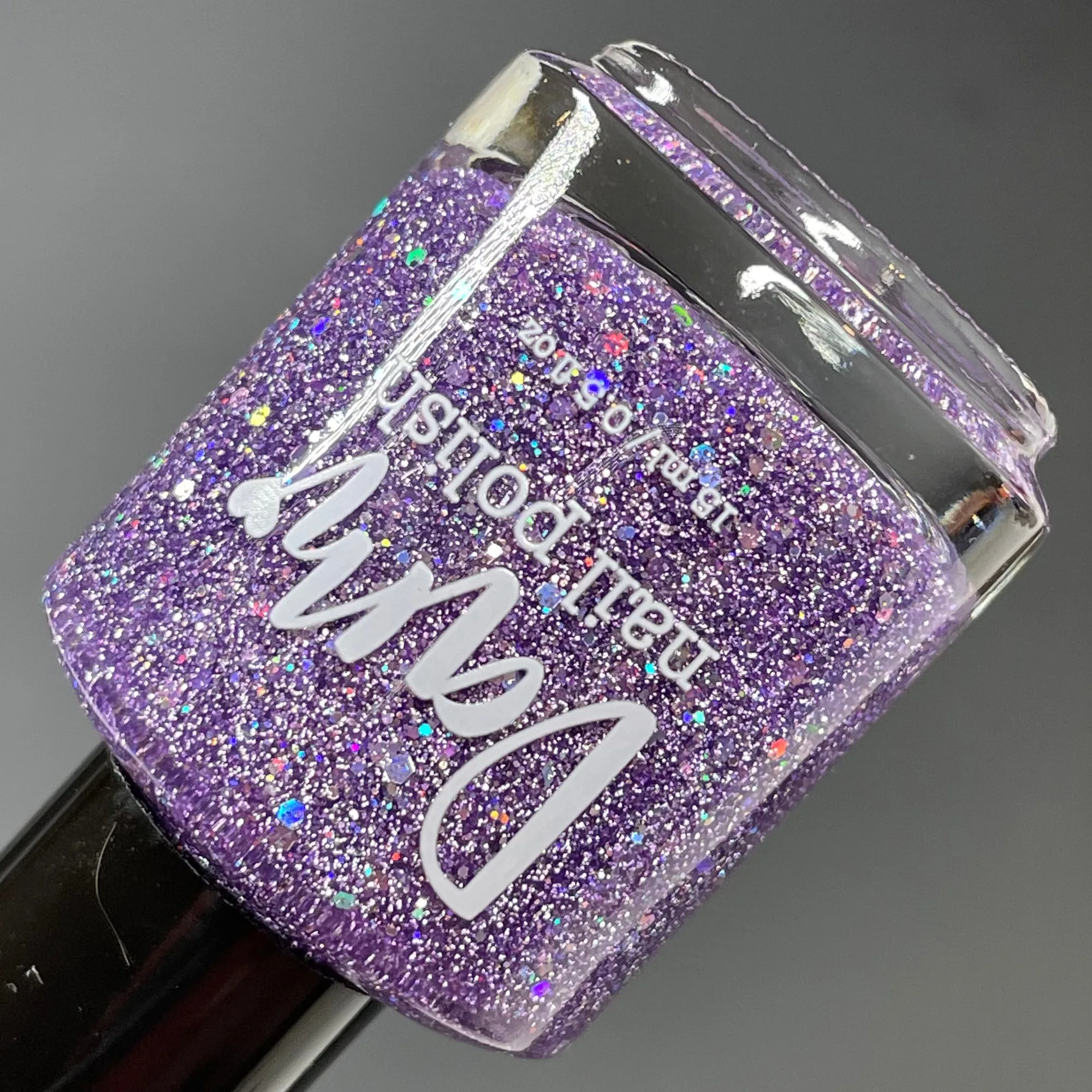 Iris You Were Mine - Cool Purple Nail Polish - Reflective Nail Polish - Jelly Nail Polish - Punshine and Petals Collection