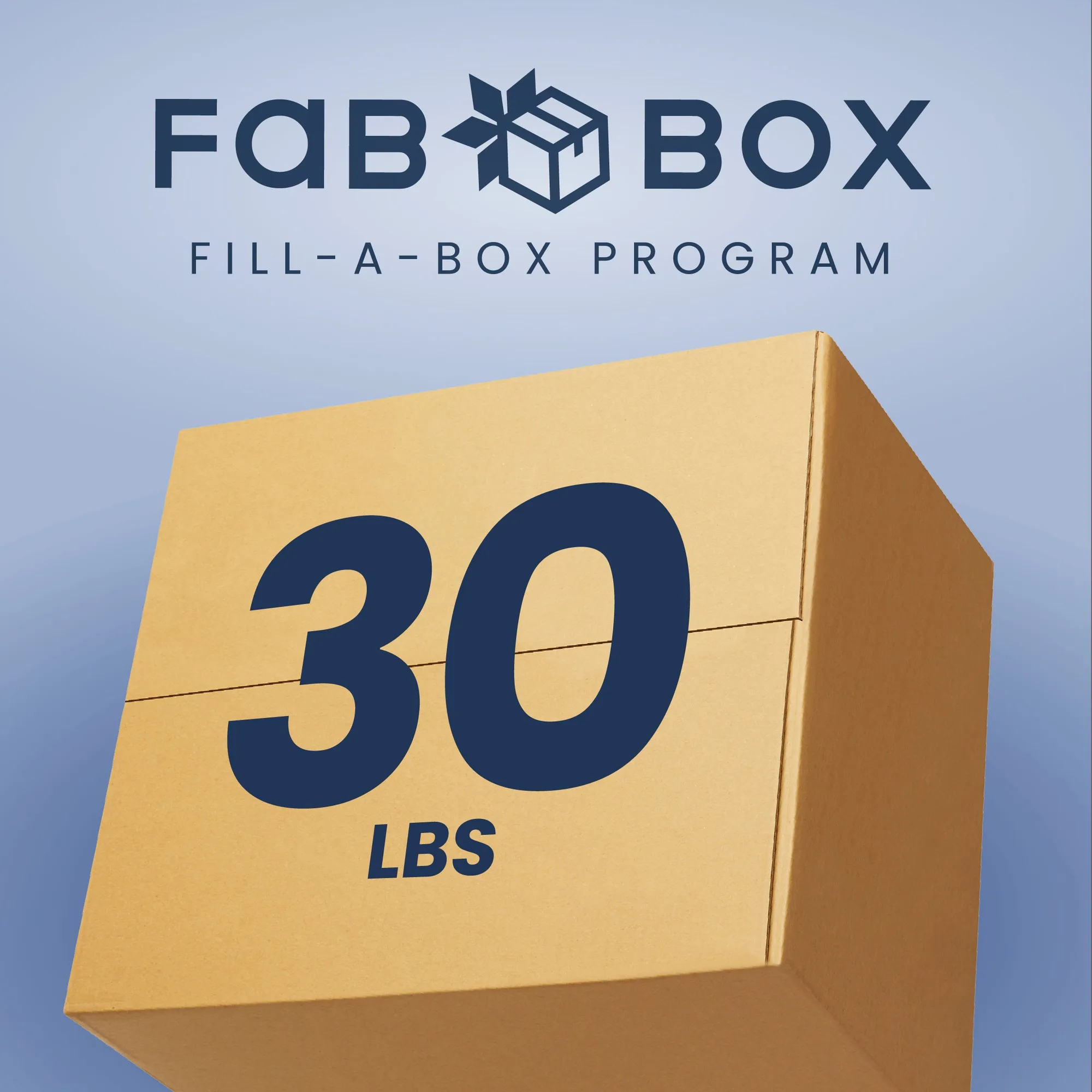 30lb Fill-A-Box - FAB Program