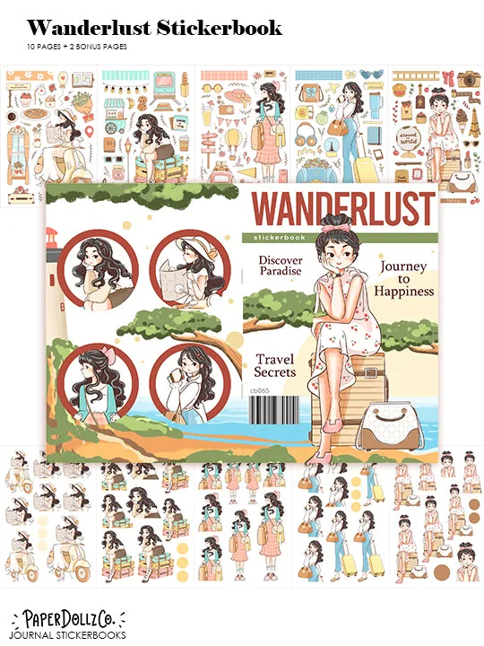 Wanderlust Sticker Book vs. Weekly Kit para planificar viajes