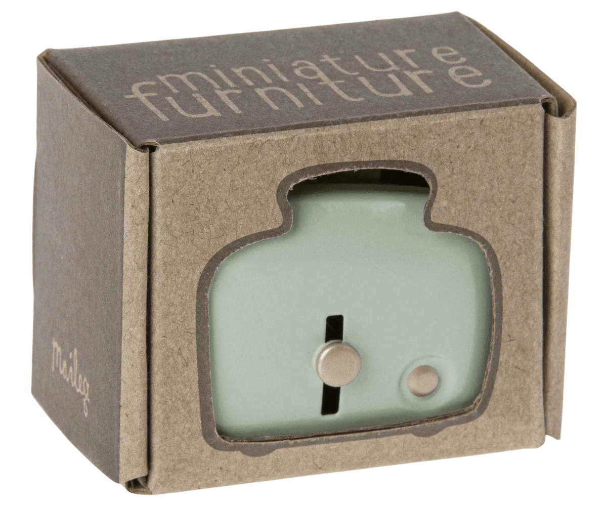Maileg Miniature Toaster & Bread in Mint