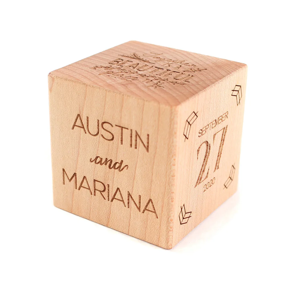 Wedding Keepsake Block