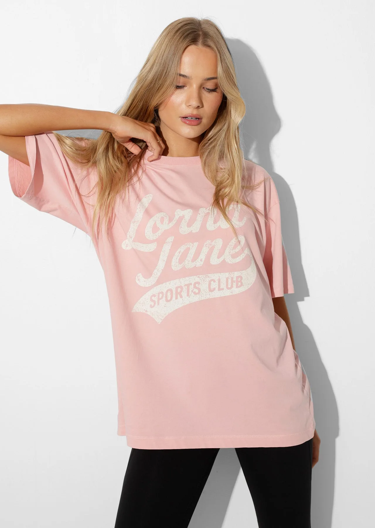 Sports Club Washed Boyfriend T-Shirt