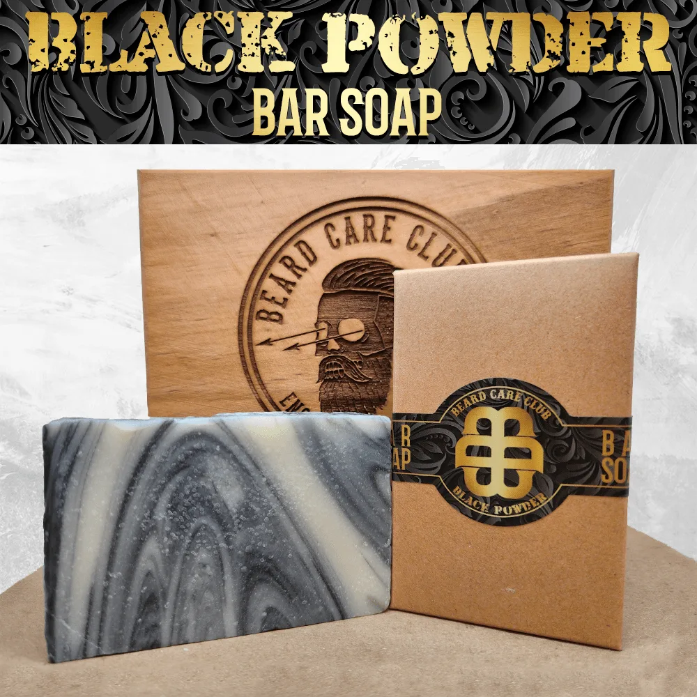Black Powder Bar Soap Beard & Body Wash