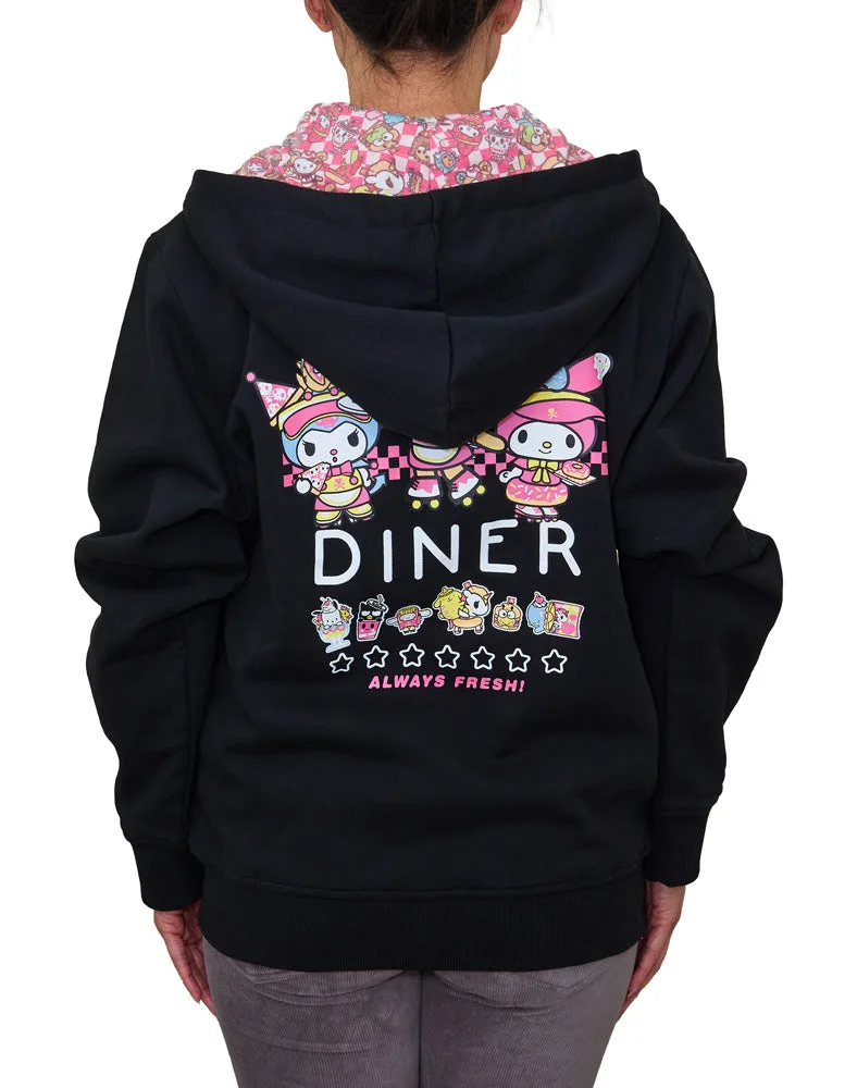 tokidoki x Hello Kitty and Friends Kawaii Diner Hoodie