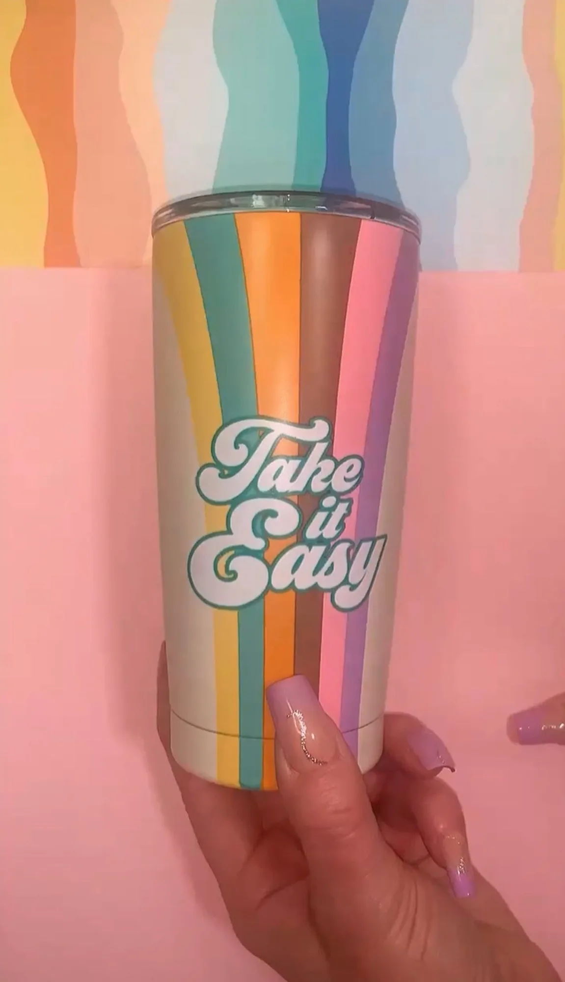 Take It Easy Retro Tumbler