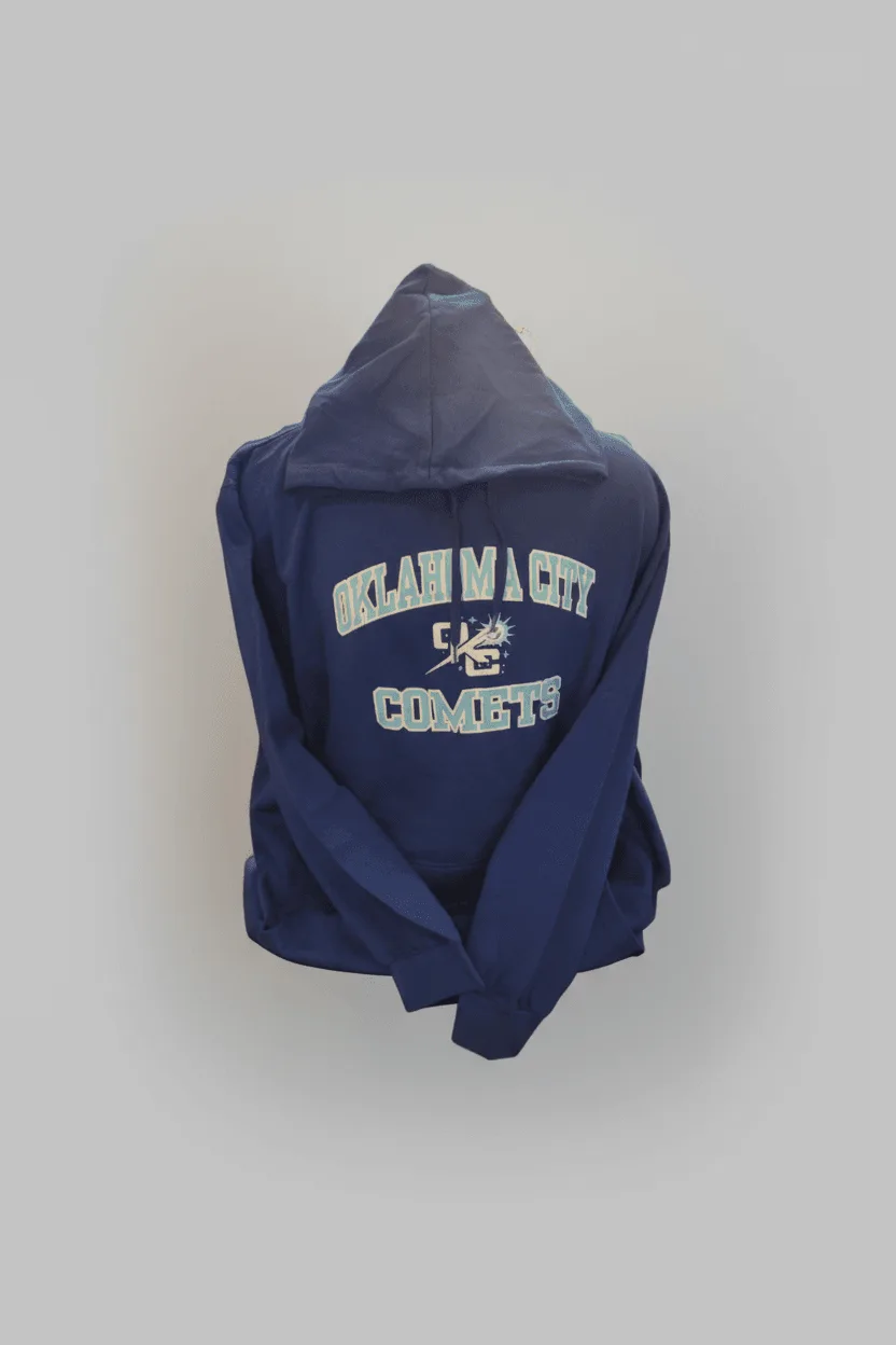 OKC Comets Home Royal Blue Big and Tall Hoodie