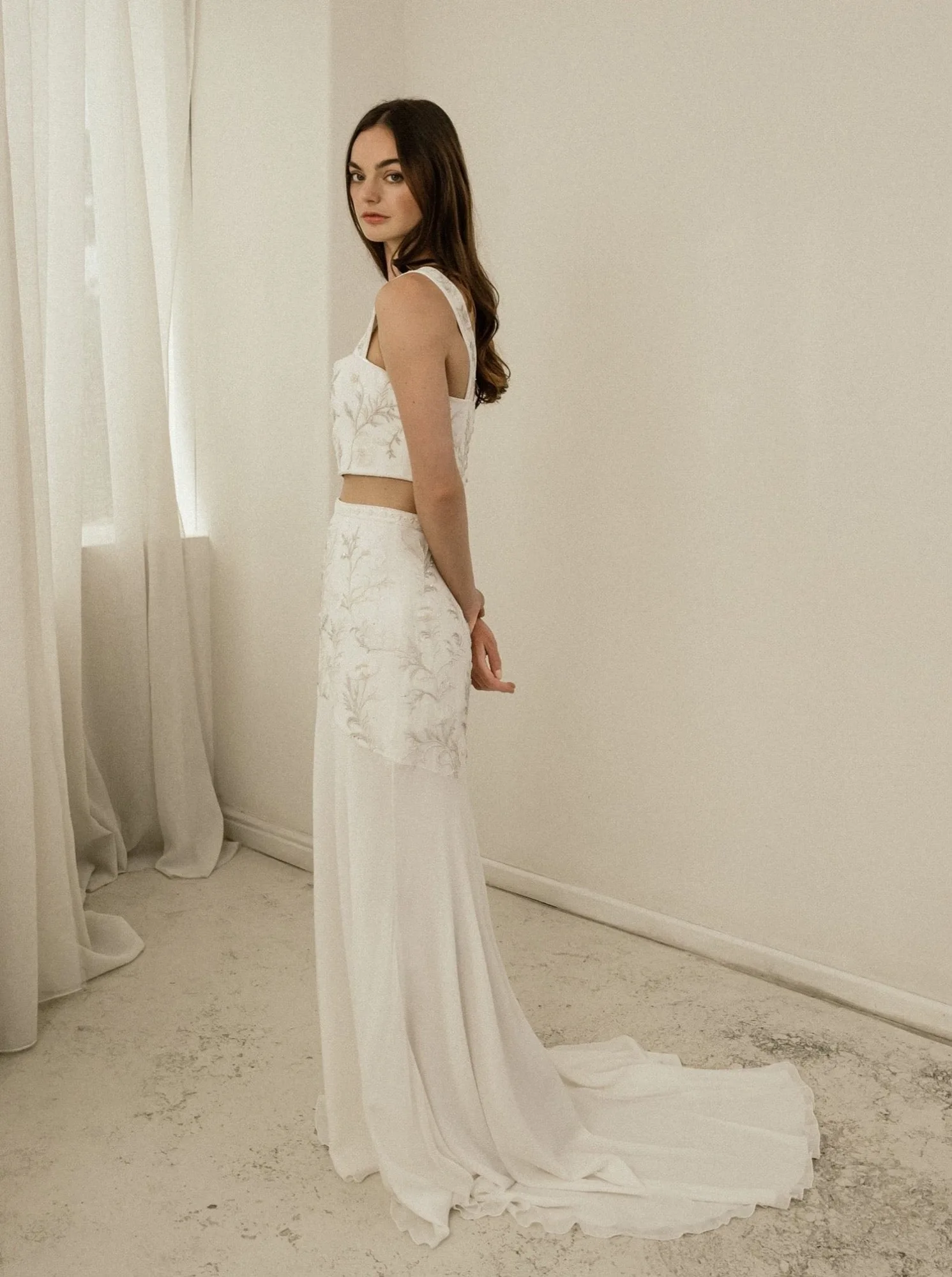 Poppy Gown | Basque Skirt