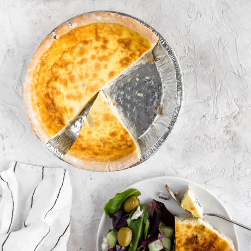 Bacon and Swiss Cheese Quiche 9"