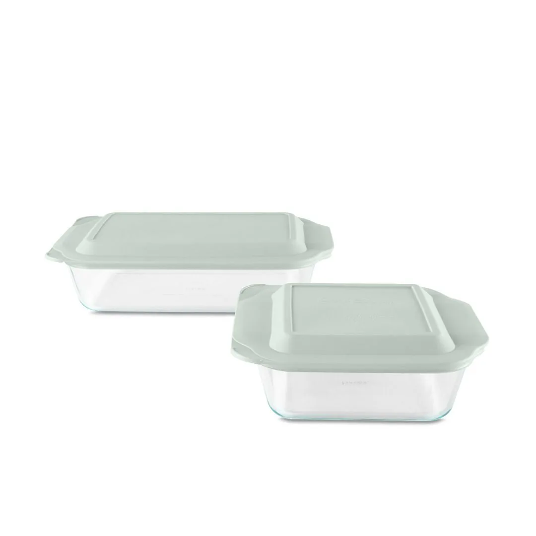 How to Use a Pyrex Deep 4-Piece Baking Dish Set with Sage Lids