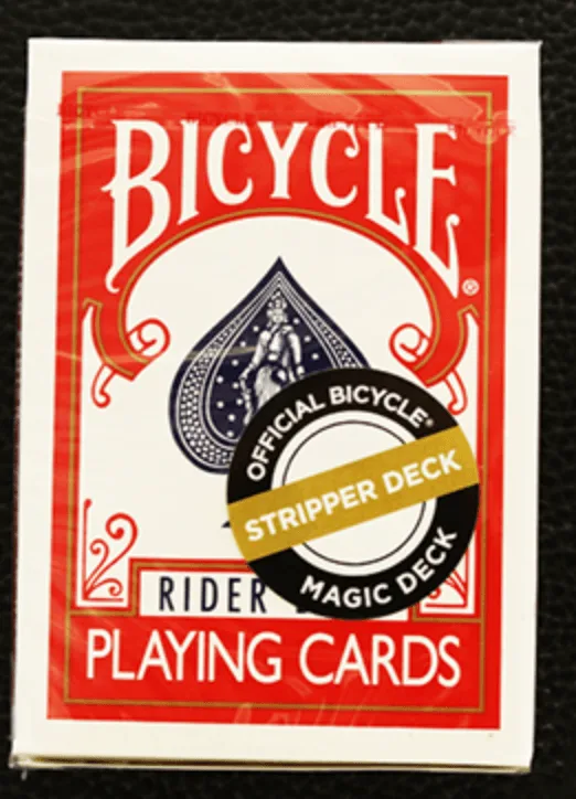 Stripper Deck Bicycle (Red) by US Playing Card