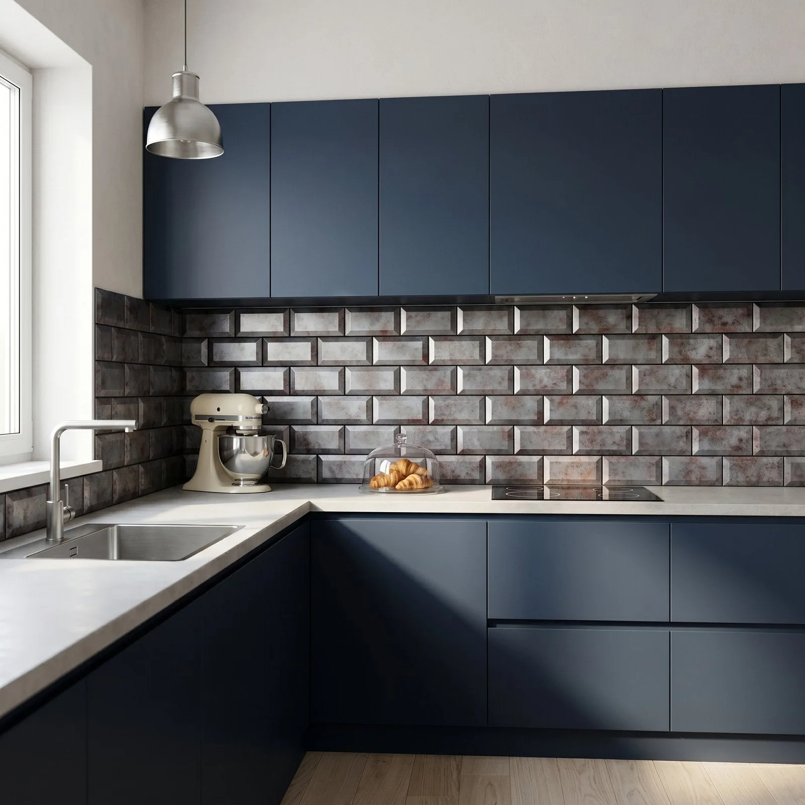 Subway 3D Gray vs Blue: Which Backsplash Fits?