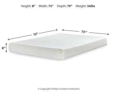 Chime 8 Inch Memory Foam Mattress in a Box