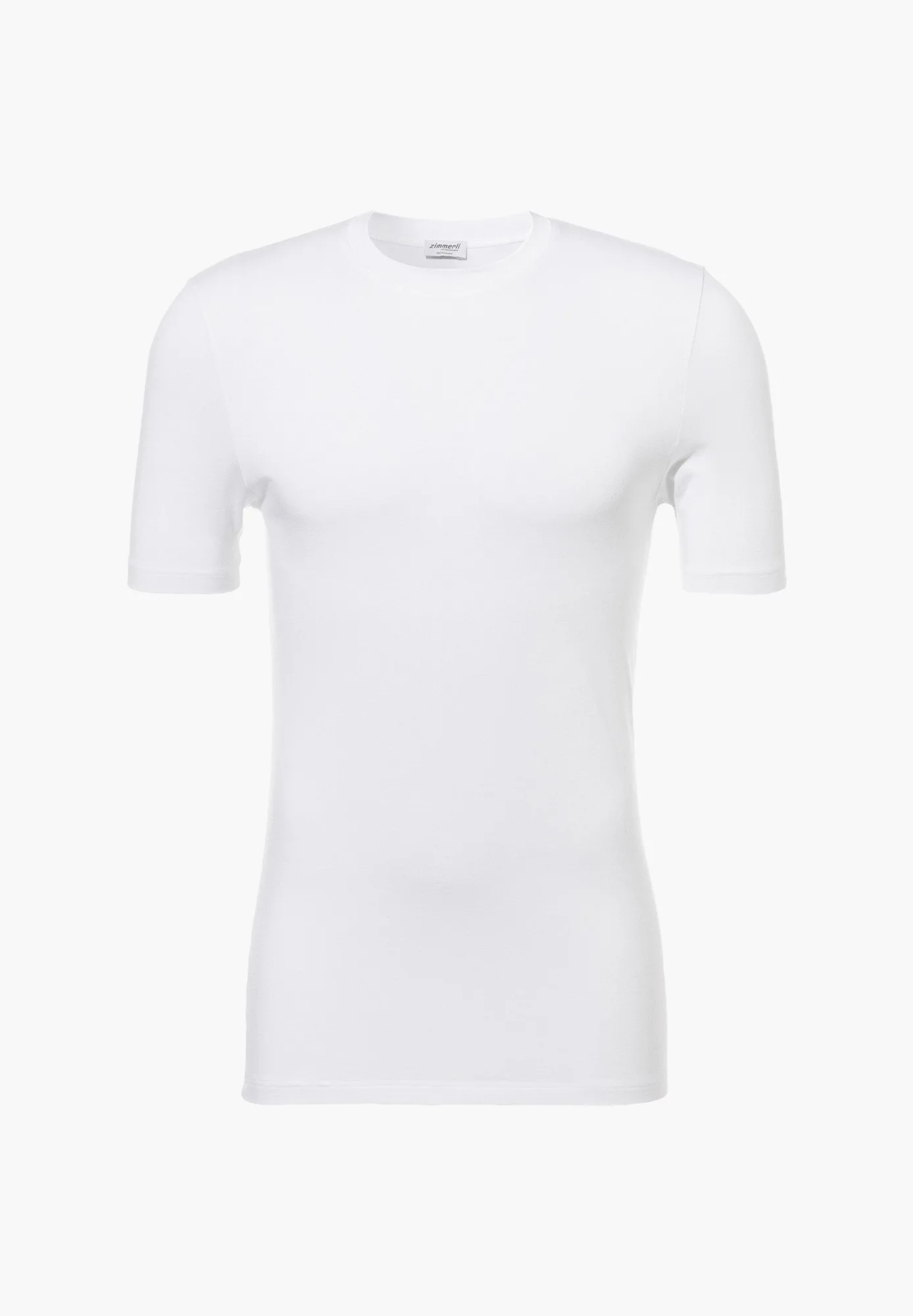 Pureness | Camiseta de manga corta de modal, corte ceñido - blanco
